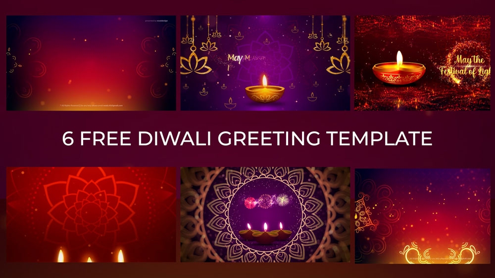 happy diwali greeting after effects template project free download