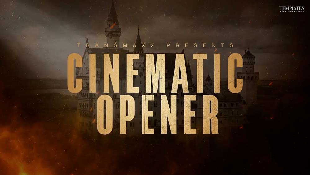 after effects template cinematic opener free download